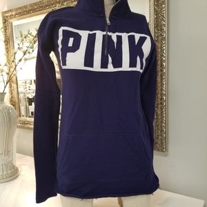 PINK Victoria's secret Purple pullover Size small